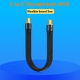 thumbnail image 1 of Cable de carga rápida 40Gbps PD100W tipo C a tipo C para Thunderbolt 4 (13 cm), 1 of 5