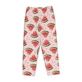 thumbnail image 4 of Balery Hand Drawn Watermelon print Women's Pajama Pants,Ultra Lightweight Pjs,Lounge Pant-Medium, 4 of 9