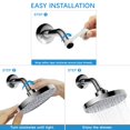 thumbnail image 5 of 2024 New Shower Head High Pressure Rain Shower Heads with 360°Adjustable Angles, Anti-Clogging Silicone Nozzles, Luxury Bathroom Showerheads Waterfall Showerhead, 5 of 5