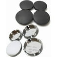 thumbnail image 2 of HUGFEGWE 4 Pcs/Set Black/Silver 56mm Universal Car Wheel for Rim Center Hubcap Vehicle Decor ABS CapsCar Wheel Center Cap for Rim Car Wheel Center Hub Caps Nut CJB91-108598, 2 of 9