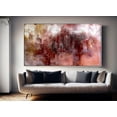Abstract Wall Art Painting “Ashes of a Rose” Handmade Canvas Home Decor ...