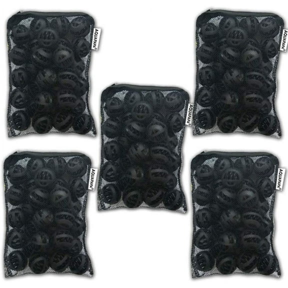 AQUAPAPA BB150 1.25" Bio-balls Filter Media for Aquarium Fish Pond Waterfall Fountain