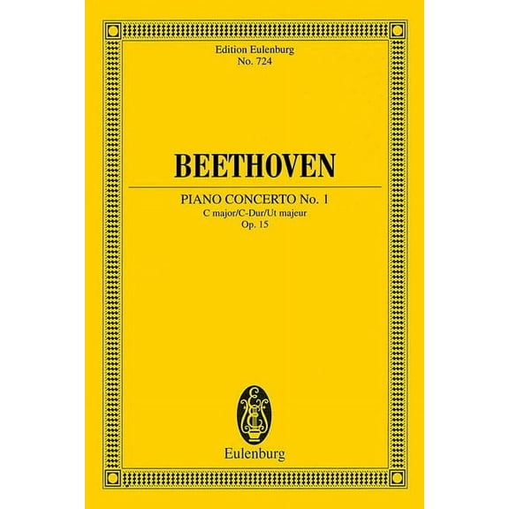 Edition Eulenburg Piano Concerto No. 1, Op. 15 in C Major: Edition Eulenburg No. 724, Book 724, (Paperback)