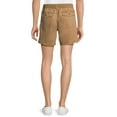 Men's and Big Men's Twill Pull On Shorts with Drawstring Waist