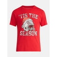 thumbnail image 5 of Christmas Men's and Big Men's Tis the Season Graphic Tee from Holiday Time, Sizes S-3XL, 5 of 5