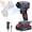 1 Battery US Plug, variant on NFTIGB 21V Multi-function Electric Screwdriver, 55Nm Torque Brushless Motor, Practical Screw Driver for Home Appliances Furniture Installation Automotive Electronics Repairing, Bare Tool, No Battery