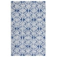 thumbnail image 3 of SAFAVIEH Blossom Asher Geometric Wool Area Rug, Navy/Ivory, 8' x 10', 3 of 10