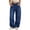 A85 Blue, variant on Pull On Barrel Jeans Women Mid-Low Rise Boyfriend Denim Pants Long Baggy Vintage Boho Jean Trousers Blue XS