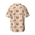 thumbnail image 2 of Fotbe Autumn Harvest Baskets print Short Sleeve Button Down Shirts for Men Casual Summer Beach Wrinkle Free Shirt-3X-Large, 2 of 7