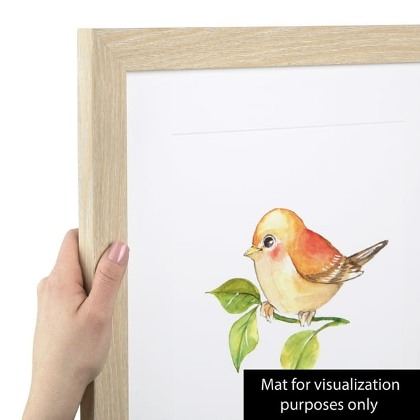 Arttoframes 16x23 Inch Oak Picture Frame This Brown Mdf Poster Frame Is Great For Your Art Or Photos Comes With 060 Plexi Glass 2wom 4299 Walmart Com Walmart Com