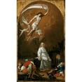 thumbnail image 2 of Bartholomeus Breenbergh 10x14 Black Ornate Wood Framed Double Matted Museum Art Print Titled: The Resurrection (C. 1635), 2 of 5
