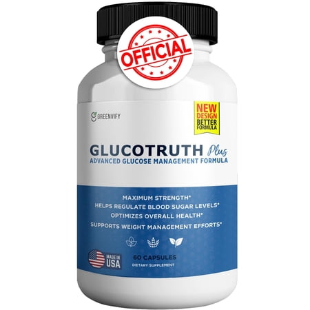 GREENVIFY GlucoTruth Plus Advanced Blended Vitamin & Mineral Supplements 60 Count