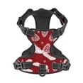 thumbnail image 4 of Lsque Christmas Holiday Pinecone Dog Harness, No-Pull Pet Harness with 2 Leash Clips, Adjustable Soft Padded Dog Vest with Easy Control Handle for Large Dogs-, 4 of 9