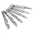 thumbnail image 5 of High quality Tapping drill bit titanium plated hexagonal shank high speed steel, 5 of 5