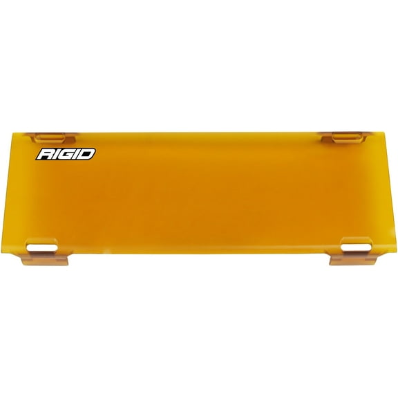 Rigid Industries 10in E-Series Light Cover - Amber -trim 4in & 6in