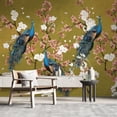 thumbnail image 3 of Muravie Cherry Flowers and Peacocks 3D Wallpaper, 3 of 5