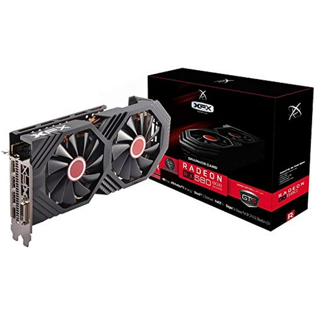 Xfx Amd Radeon Rx 580 8gb Gddr5 Pci Express 3 0 Graphics Card Black Rx 580p8dbdr Walmart Com Walmart Com Xfx Amd Radeon Rx 580 8gb Gddr5 Pci Express 3 0 Graphics Card Black Rx 580p8dbdr Walmart Com Walmart Com