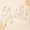 thumbnail image 2 of SJLDQY Girls Flannel Pajamas Long Sleeve Shirt and Pants 2 Piece Pj Sets Winter Sleepwear Warm Loungewear Sets for Girls, 2 of 3