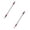Red 2 Packs, variant on Jialinnn Hexagonal Shank Metal Flexible Drill Bit Extension 25 cm 2-Pack