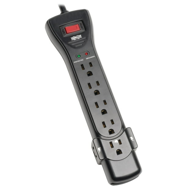 Tripp Lite Super 7b Protect It! 7Outlet Surge Protector (Black