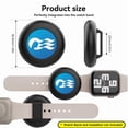thumbnail image 4 of 2pcs Silicone Watch Band Adapter for Princess Ocean Medallion, Compatible with Apple Watch (38/40/41/42/44/45/49mm) & Most Fitness Trackers, Cruise Wearable Holder, 4 of 6