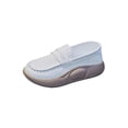 thumbnail image 1 of Zapatos casuales de mujer, cómodos, modernos, con plataforma y suela gruesa, ideales para actividades al aire libre. beige 36, 1 of 9