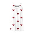 thumbnail image 4 of Ovzne Robes Grande Taille pour Femmes Rondes Robe pour Femme Mode Robe Décontractée Imprimée Sans Manches Robe de Vacances Liquidation, 4 of 5