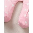 thumbnail image 7 of Baby Girl Clothes Animal Print Newborn Girl Long Sleeve One-Piece Romper Jumpsuit, 2 Pack, 1-3 Months, 7 of 7