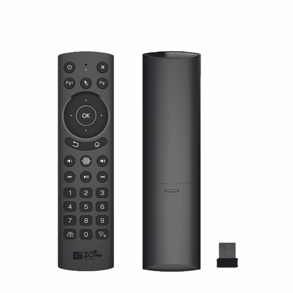 G20S Pro Backlight Voice Air Remote USB Wireless Replacement Remote Keyboard for Nvidia Shield TV/Android TV Box/PC/Smart TV
