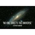 thumbnail image 2 of ArtsyQuotes 18x13 Black Ornate Wood Framed with Double Matting Museum Art Print Titled - Stephen Hawking Quote: The Universe, 2 of 4