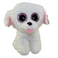 thumbnail image 2 of Pippi White Dog Beanie Boo Medium - Stuffed Animal by Ty (37065), 2 of 2