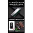 thumbnail image 3 of Key Fob Cover Compatible with Toyota Camry Highlander Land Cruiser Grand Highlander Prius 2019-2026 3/4/5/6 Button Keychain Case Holder Protector,B Keychain Gun Brown, 3 of 9