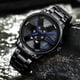 thumbnail image 1 of Reloj deportivo, reloj deportivo para hombre, relojes con ruedas de coche, reloj de acero inoxidable, calidad superior, 1 of 7