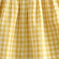 thumbnail image 5 of Kids Dresses Kid Floral Cotton Girls Dresses Summer Girl Clothes,Yellow, 5 of 6
