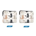 thumbnail image 7 of FORMRS 15"-15.6" Laptop Sleeve Protective Case Soft Carrying Quilted Computer Bag Cover, Cute Cartoon Cats, 7 of 7