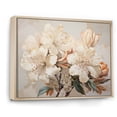 thumbnail image 2 of Designart "Poetic Petal Artistry VI" Rhododendron Floater Framed Canvas Art Print, 2 of 5