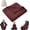 Red Black, variant on Travel Blanket Airplane - Ultra Soft & Lightweight Knit Design Compact Airplane Blanket,53x72 Inch,Stylish Travel Shawl Wraps for Flights,Office, Use,Travel Essentials & Gifts