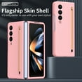 thumbnail image 3 of TECH CIRCLE for Samsung Galaxy Z Fold 4 with S Pen Holder & S Pen, Ultra-Thin Frosted Hard PC Shockproof Drop Full Body Protective Phone Case Cover for Samsung Galaxy Z Fold 4 7.6" 2022, Pink, 3 of 7