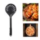 thumbnail image 5 of negra para Pizza, pala de mango largo, suministro de cocina, cáscara de Pizza giratoria para pasteles, tartas, , Pizza, accesorios para 8in Baoblaze horno de pizza al aire libre, 5 of 8