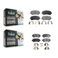 thumbnail image 1 of TEC Front Rear Ceramic Brake Pads Kit for Car 2013-2015 Mazda CX-5 KTC-100264, 1 of 10