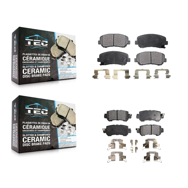 TEC Front Rear Ceramic Brake Pads Kit for Car 2013-2015 Mazda CX-5 KTC-100264