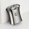 thumbnail image 1 of Rasoir Électrique de Voyage pour Hommes, Rasoir Électrique Portable pour Hommes, Rasoirs Rotatifs Humides et Secs pour Hommes, Mini Rasoir Sans Fil pour Raser la Barbe, 1 of 5