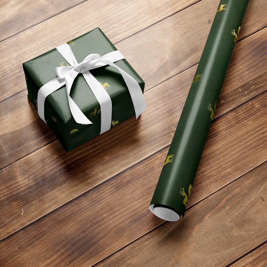 Multicolor Assorted Cabin Chic Christmas Wrapping Paper, 60 sq ft