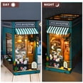 thumbnail image 3 of DIY Miniature Dollhouse Kit, Book Nook Kit DIY Miniature House, Wooden Dollhouse Kit, Best Birthday and Christmas Gifts for Women and Girls (Soul Bookstore), 3 of 9