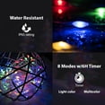 thumbnail image 4 of WYZworks 33 feet 100 LEDs String Starry Fairy Lights, 8 Modes w/6H Timer, Weather-Resistant, Transparent Wire, Plug-in, Multi-Colored, 4 of 8