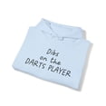 thumbnail image 4 of Darts Player Wife Girlfriend Husband Hoodie, Gifts, Hooded Sweatshirt, 4 of 4