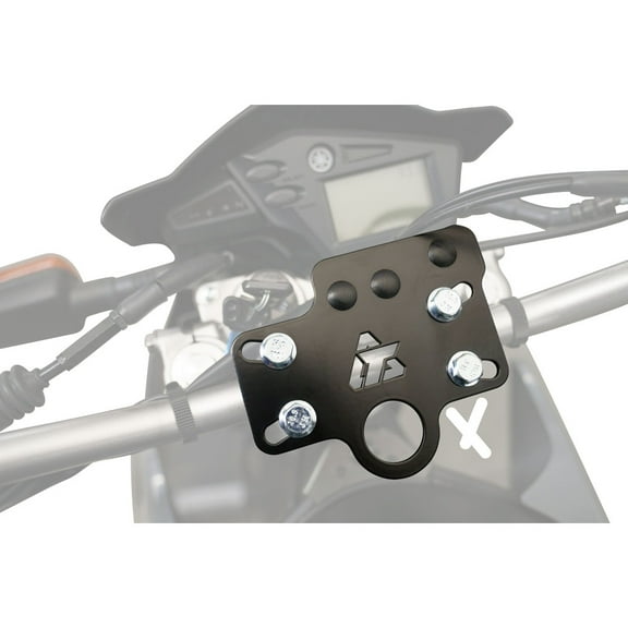 TUSK Accessory Dash Panel Black Powder Coated for Yamaha XT250 2008-2025