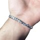 thumbnail image 4 of JOYARIS Pulsera Cubana Esclava San Judas Zirconias Plata 925 6 Mm Talla Largo / Ancho 20.5 cm x 6 mm PT-0000964, 4 of 4