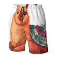 thumbnail image 4 of Pofeuu Cozy Knitting Llama Prin Men's Swim Trunks Quick Dry Bathing Suit Swimming Board Shorts Mesh Lining Beach Swimwear-Large, 4 of 6