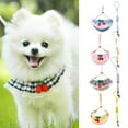 thumbnail image 3 of CSChome Dog Leash 1 Set Pet Traction Rope Stylish Knitted Cherry Trim Plaid Print Dog Leash Durable Traction Supply, 3 of 7
